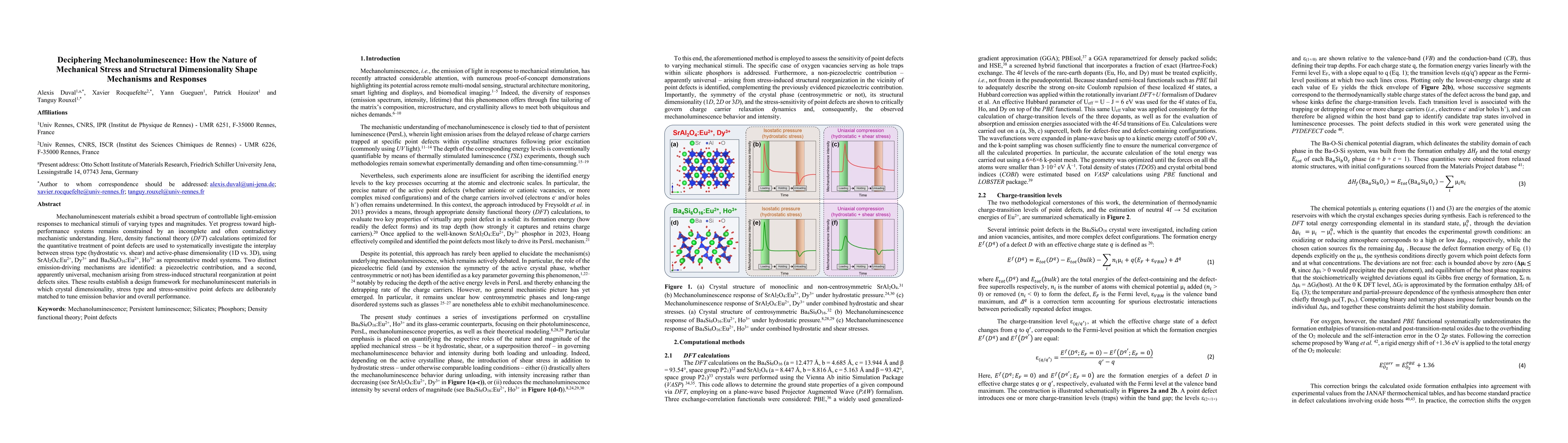 Thumbnail for Deciphering Mechanoluminescence: How the Nature of Mechanical Stress and Structural Dimensionality Shape Mechanisms and Responses