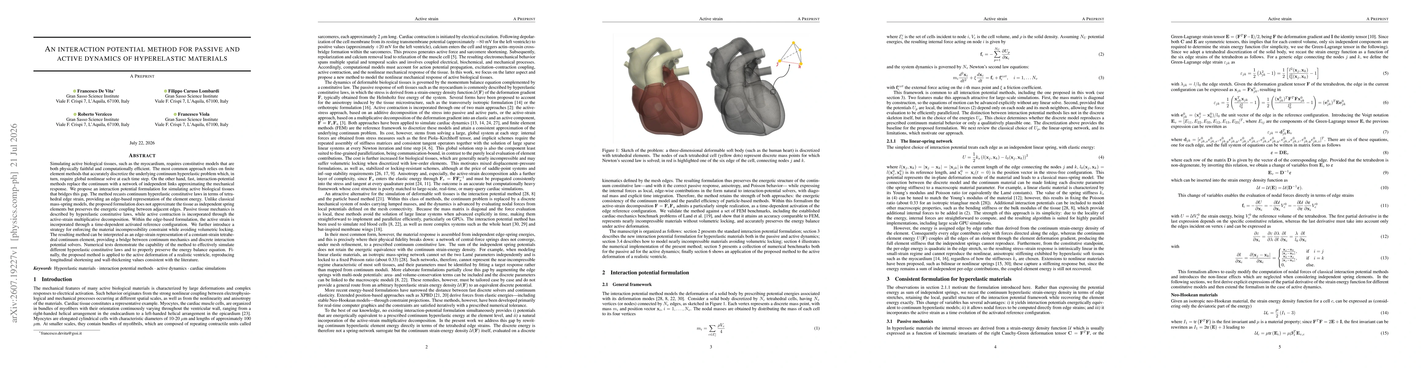 Thumbnail for An interaction potential method for passive and active dynamics of hyperelastic materials