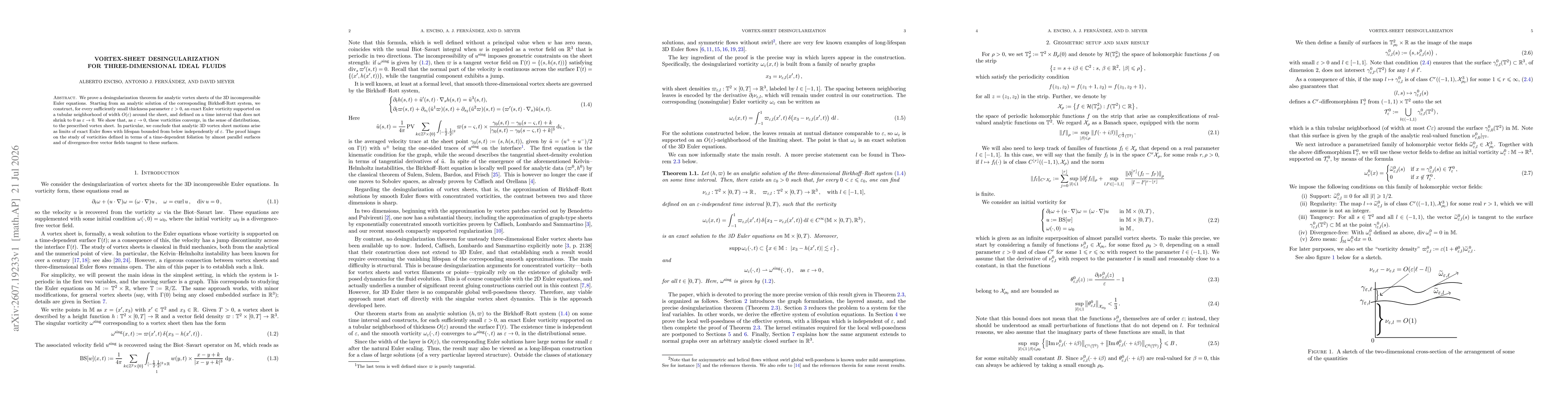 Thumbnail for Vortex-sheet desingularization for three-dimensional ideal fluids