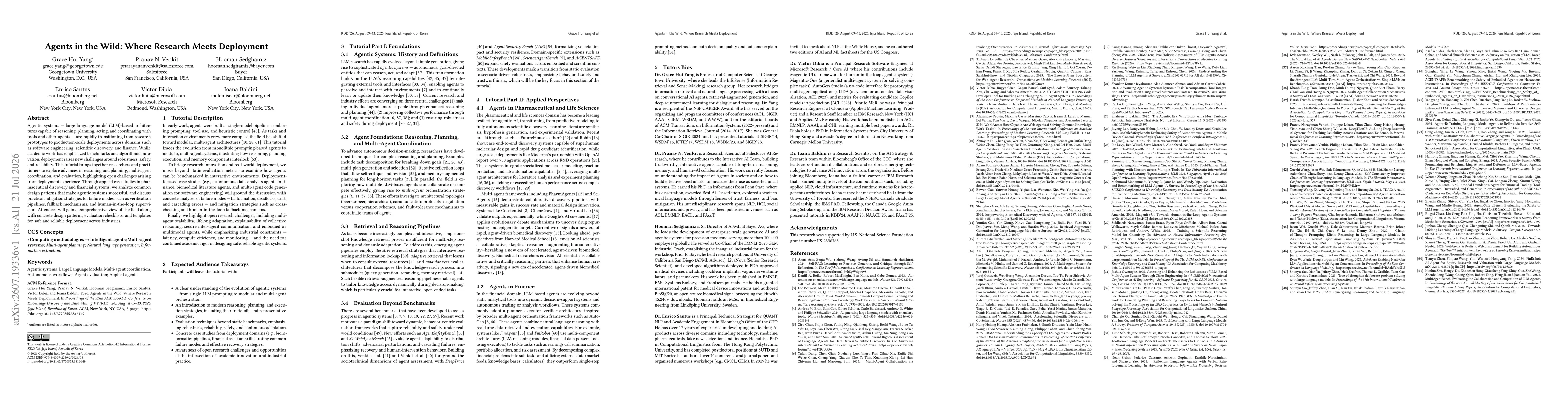 Thumbnail for Agents in the Wild: Where Research Meets Deployment