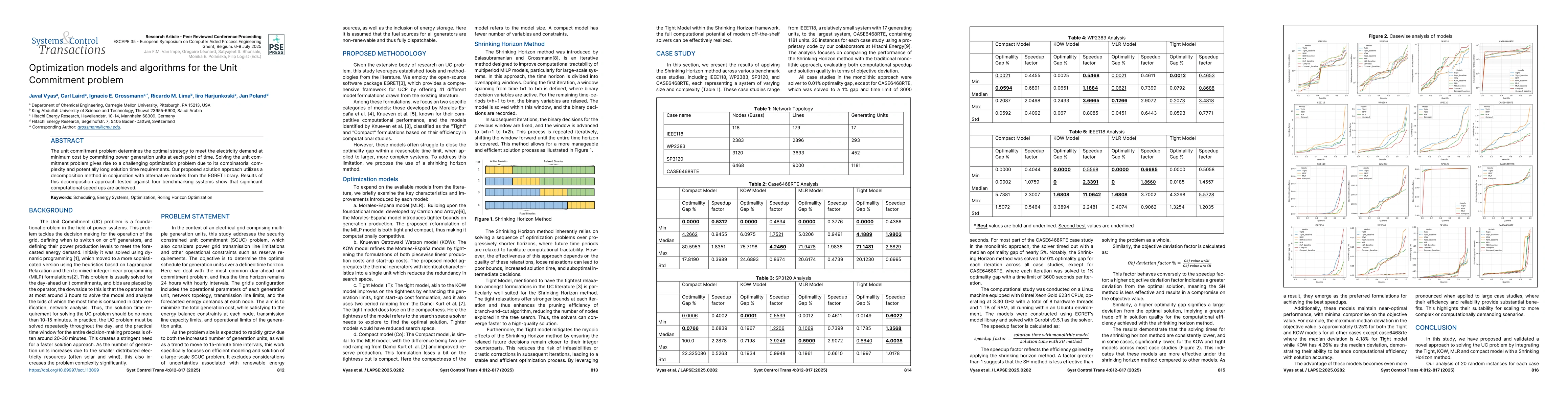 Thumbnail for Optimization models and algorithms for the Unit Commitment problem