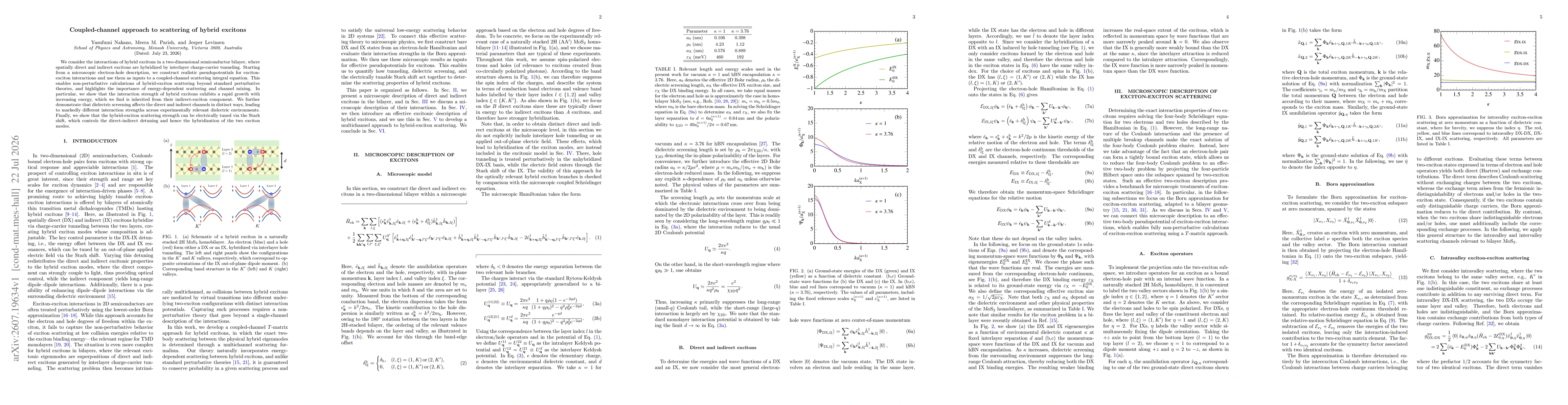 Thumbnail for Coupled-channel approach to scattering of hybrid excitons
