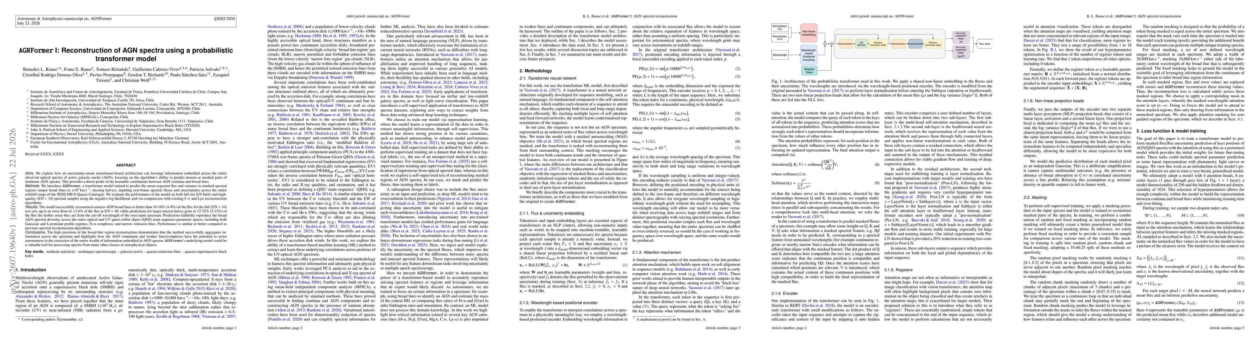 Thumbnail for AGNFormer I: Reconstruction of AGN spectra using a probabilistic transformer model