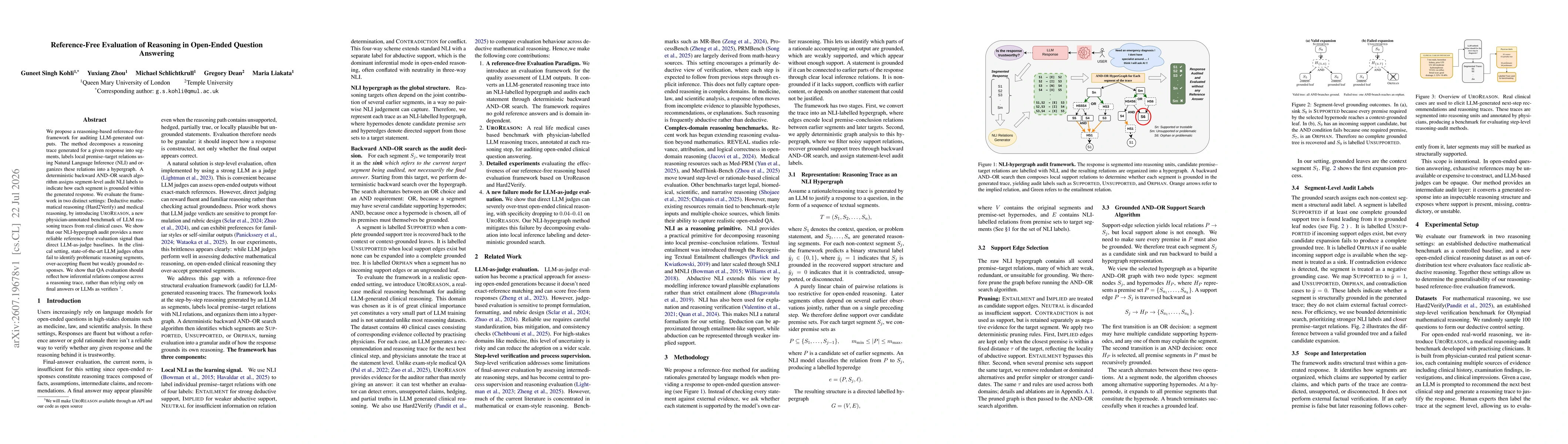 Thumbnail for Reference-Free Evaluation of Reasoning in Open-Ended Question Answering
