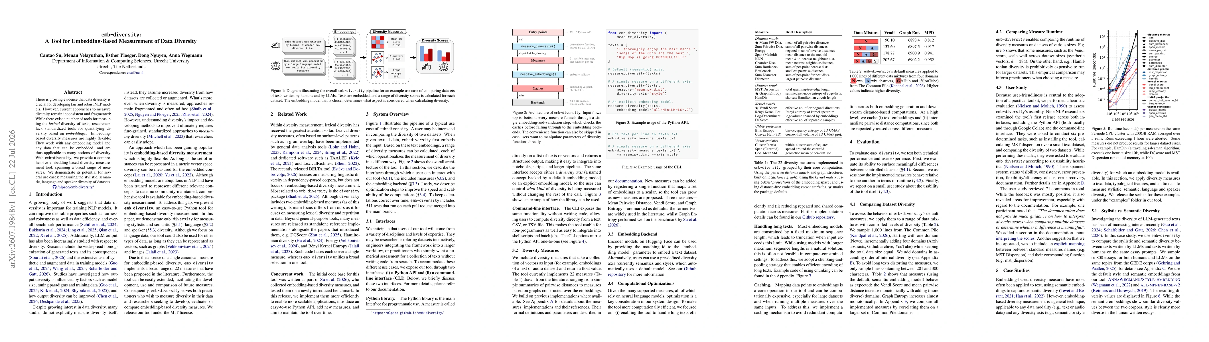 Thumbnail for emb-diversity: A Tool for Embedding-Based Measurement of Data Diversity