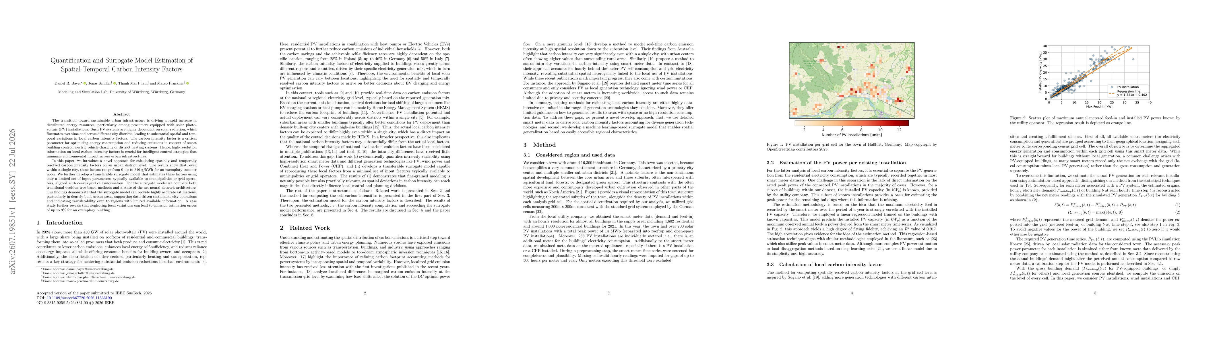 Thumbnail for Quantification and Surrogate Model Estimation of Spatial-Temporal Carbon Intensity Factors