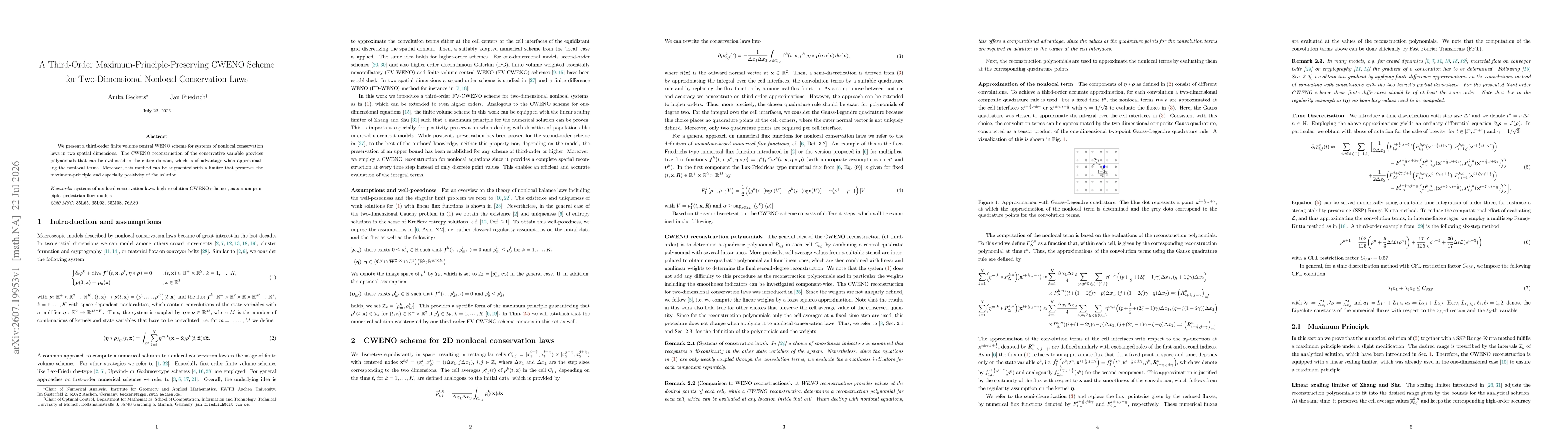 Thumbnail for A Third-Order Maximum-Principle-Preserving CWENO Scheme for Two-Dimensional Nonlocal Conservation Laws