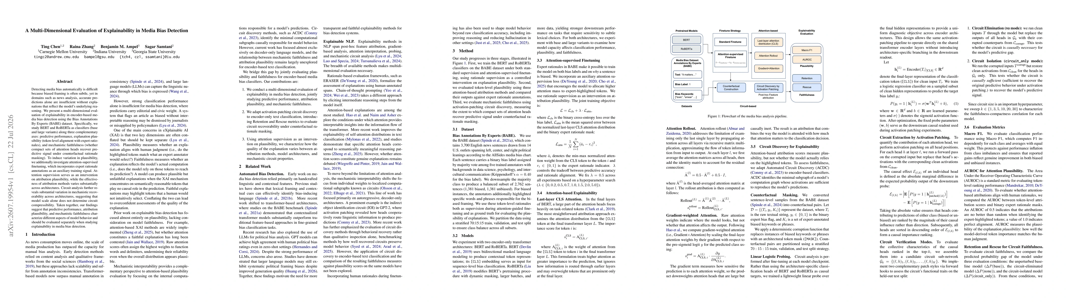 Thumbnail for A Multi-Dimensional Evaluation of Explainability in Media Bias Detection