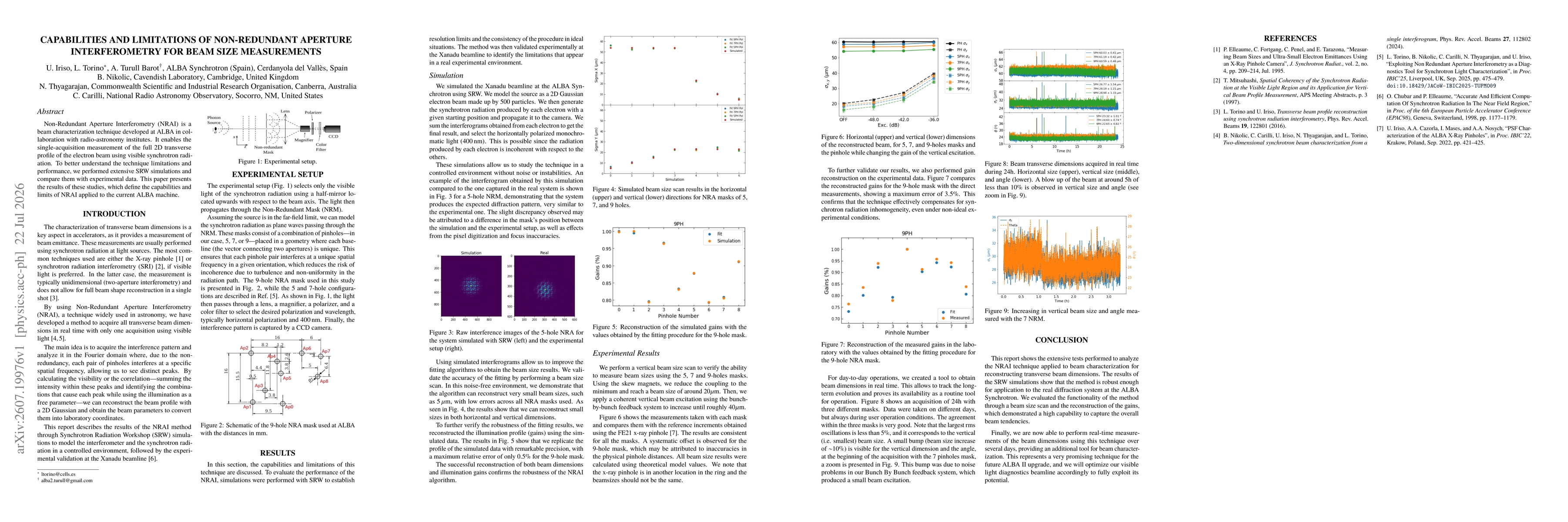 Thumbnail for Capabilities and Limitations of Non-Redundant Aperture Interferometry for Beam Size Measurements