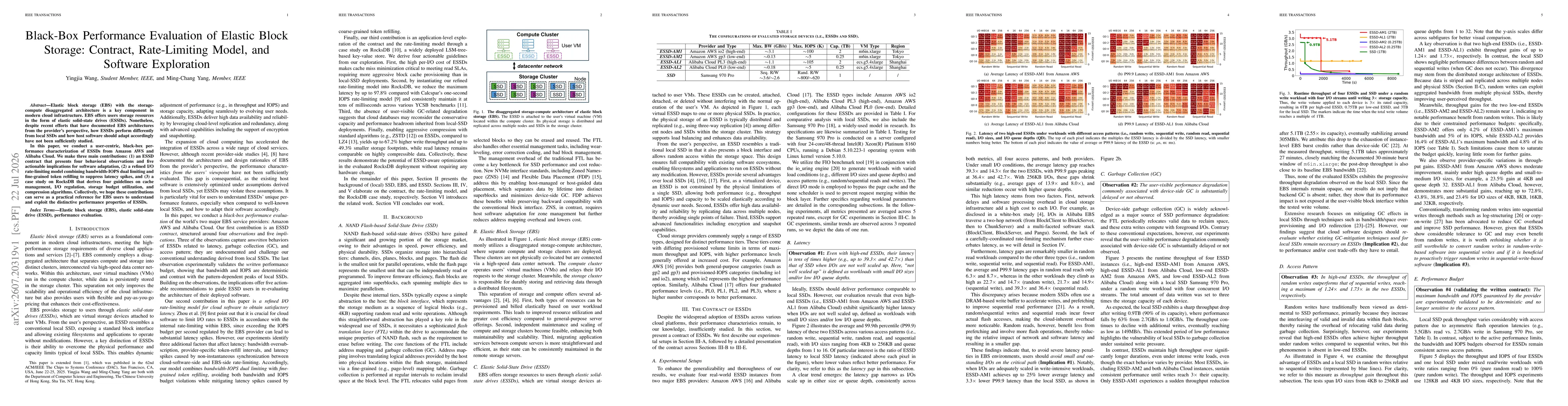 Thumbnail for Black-Box Performance Evaluation of Elastic Block Storage: Contract, Rate-Limiting Model, and Software Exploration