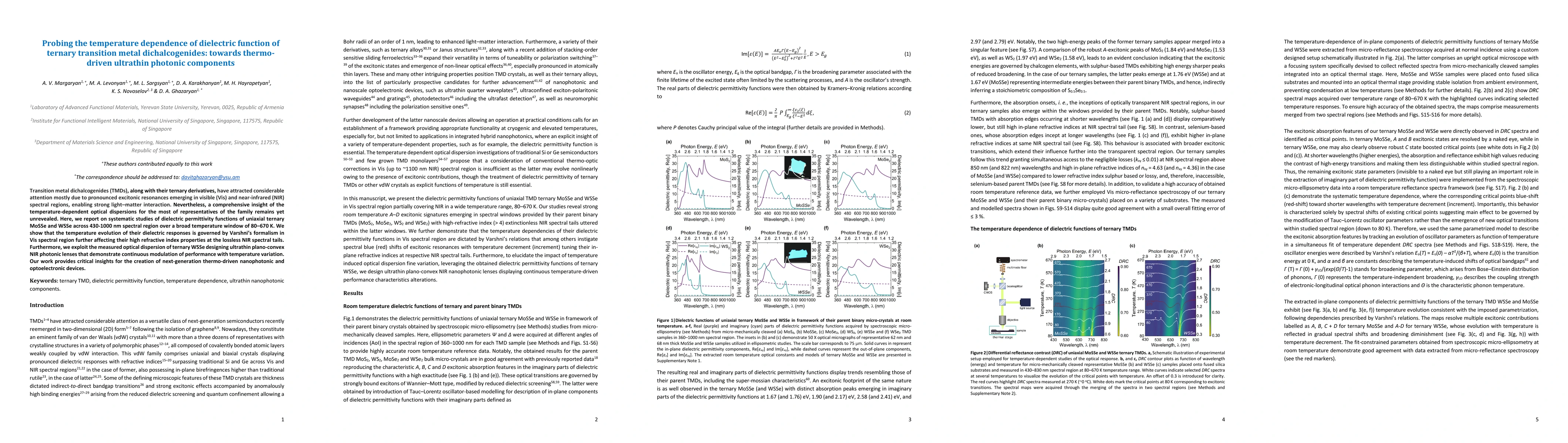 Thumbnail for Probing the temperature dependence of dielectric function of ternary transition metal dichalcogenides: towards thermo-driven ultrathin photonic components