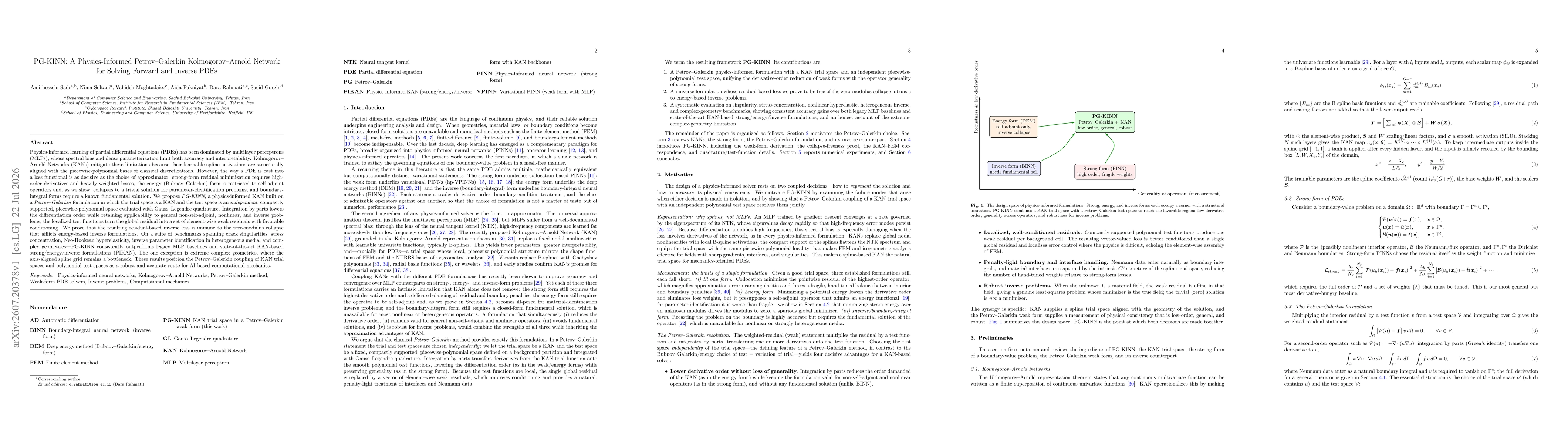 Thumbnail for PG-KINN: A Physics-Informed Petrov-Galerkin Kolmogorov-Arnold Network for Solving Forward and Inverse PDEs