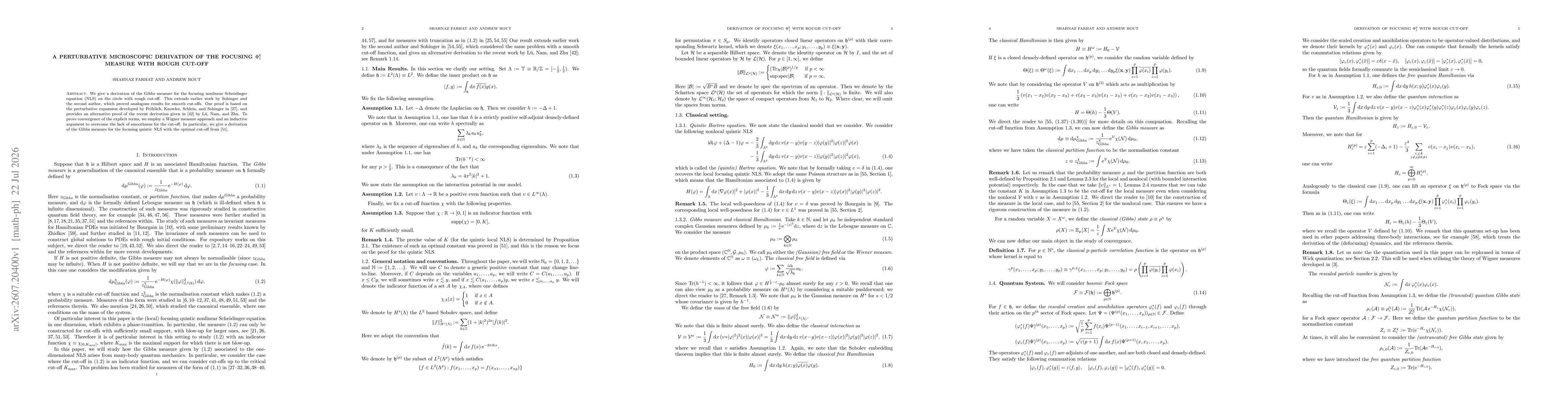 Thumbnail for A perturbative microscopic derivation of the focusing $Φ^6_1$ measure with rough cut-off