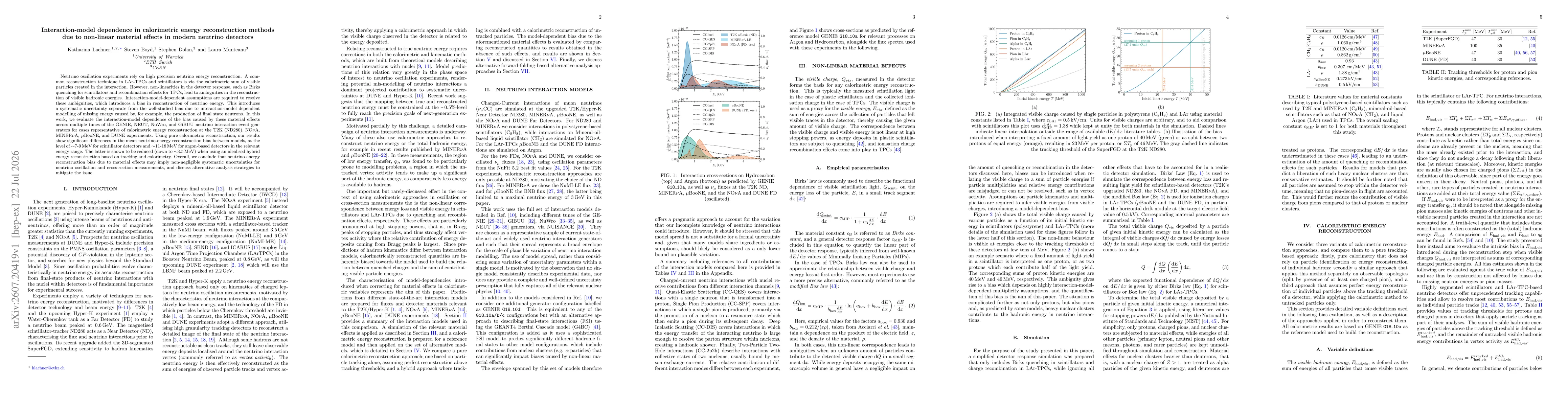 Thumbnail for Interaction-model dependence in calorimetric energy reconstruction methods due to non-linear material effects in modern neutrino detectors