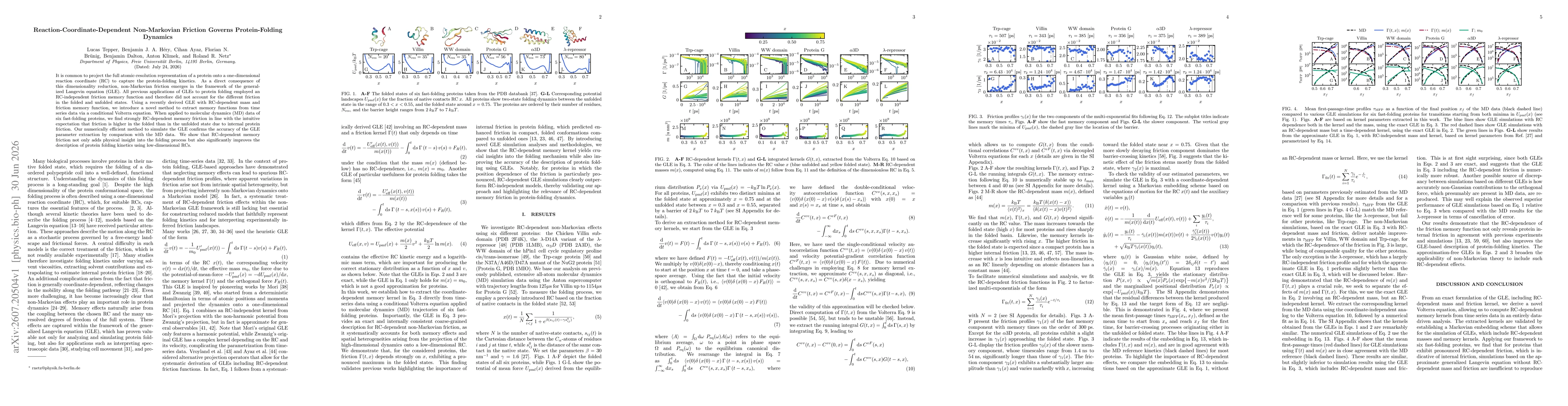 Thumbnail for Reaction-Coordinate-Dependent Non-Markovian Friction Governs Protein-Folding Dynamics