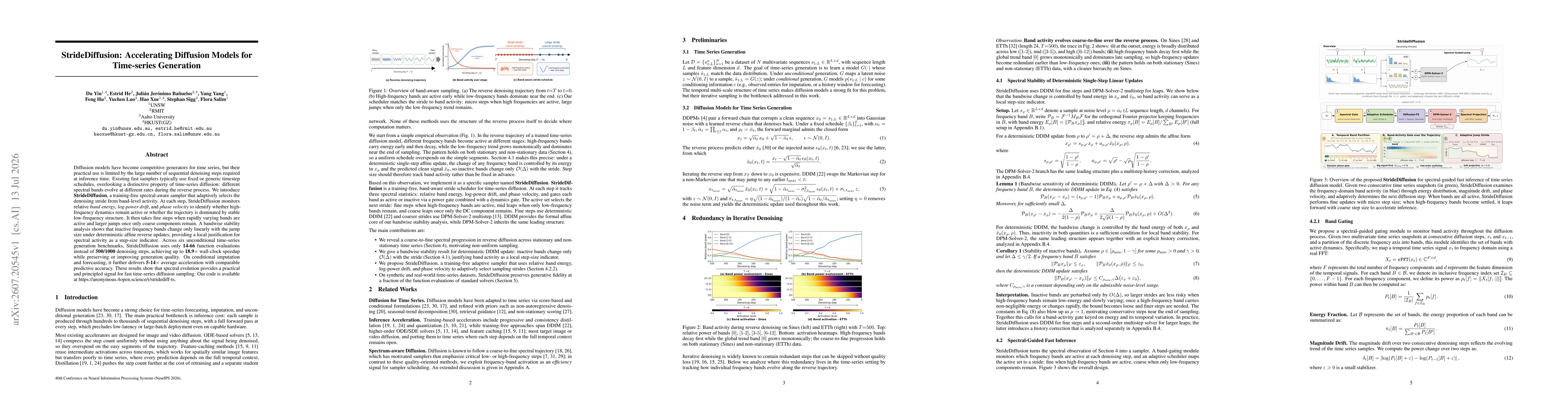 Thumbnail for StrideDiffusion: Accelerating Diffusion Models for Time-series Generation