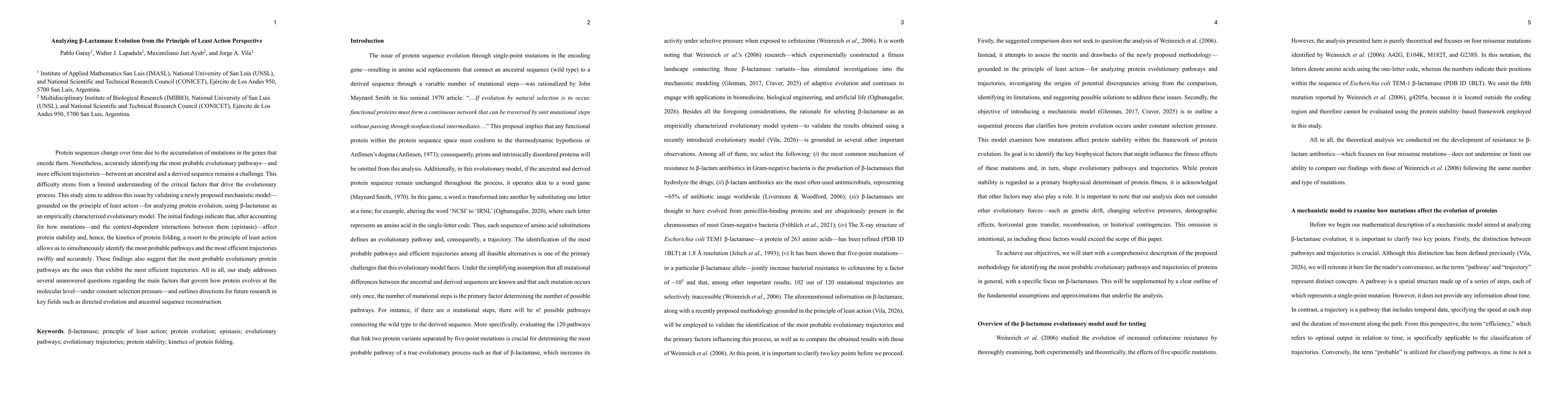 Thumbnail for Analyzing \b{eta}-Lactamase Evolution from the Principle of Least Action Perspective