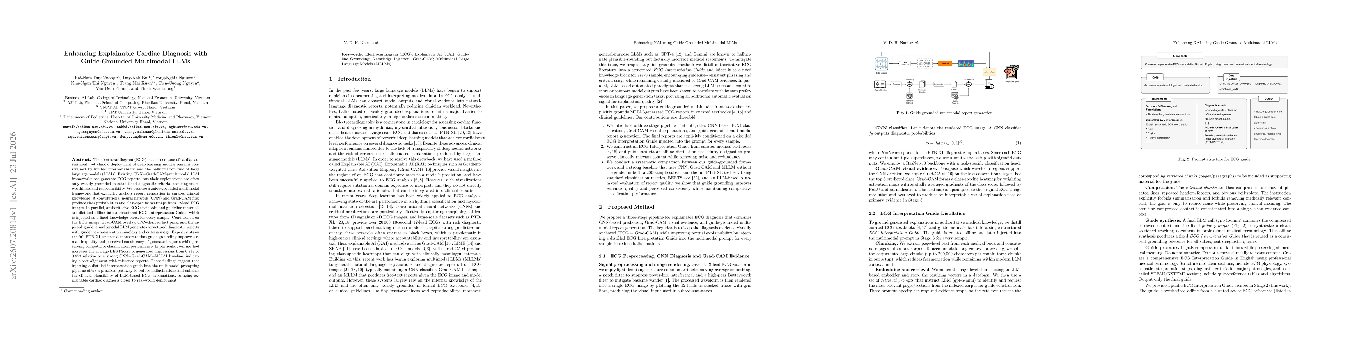 Thumbnail for Enhancing Explainable Cardiac Diagnosis with Guide-Grounded Multimodal LLMs