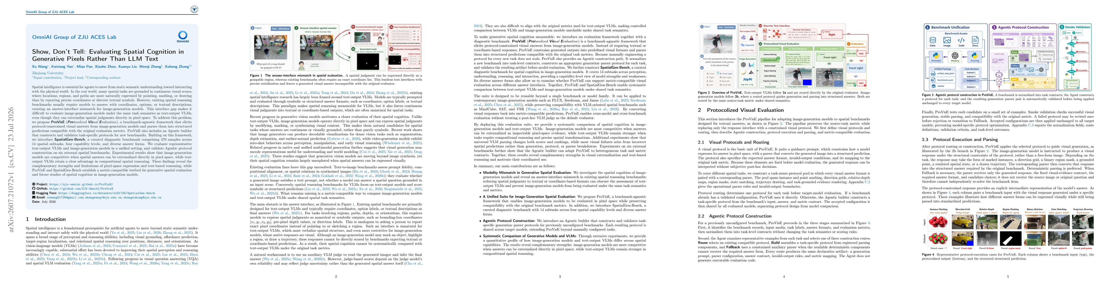 Thumbnail for Show, Don't Tell: Evaluating Spatial Cognition in Generative Pixels Rather Than LLM Text