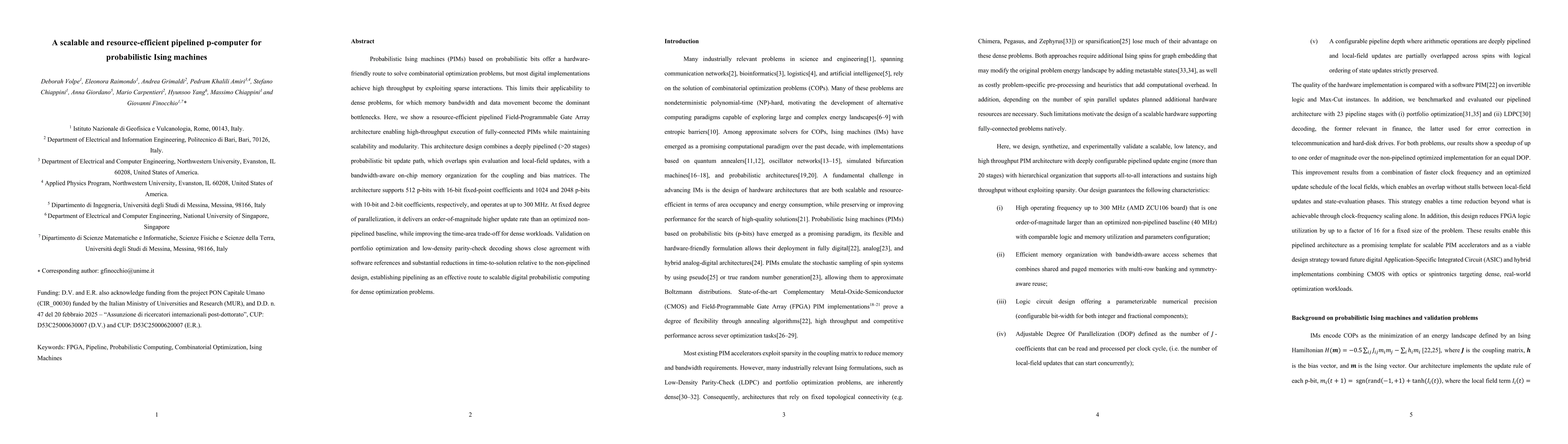 Thumbnail for A scalable and resource-efficient pipelined p-computer for probabilistic Ising machines