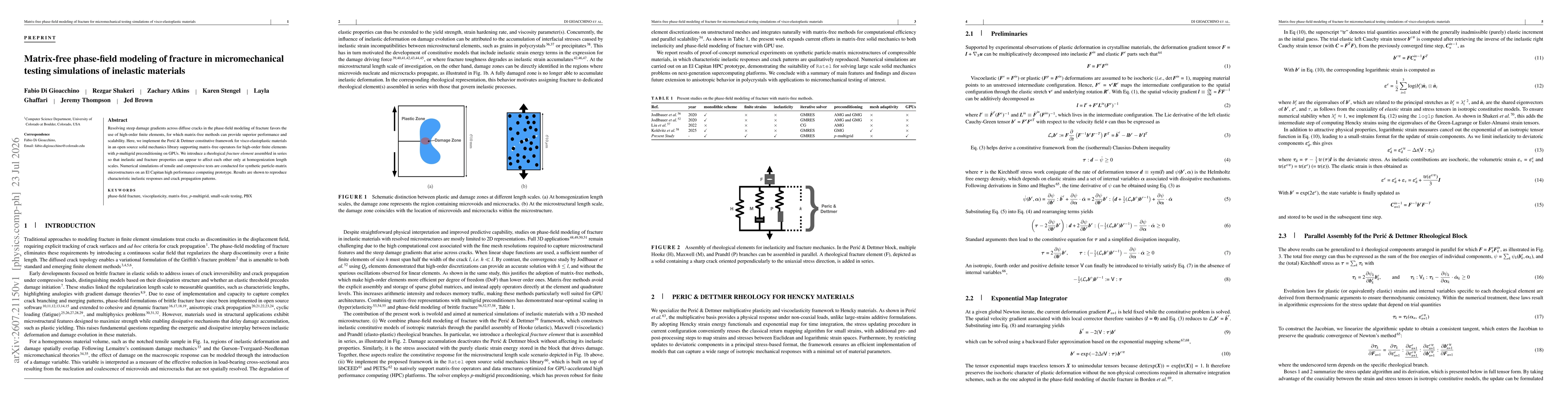 Thumbnail for Matrix-free phase-field modeling of fracture in micromechanical testing simulations of inelastic materials