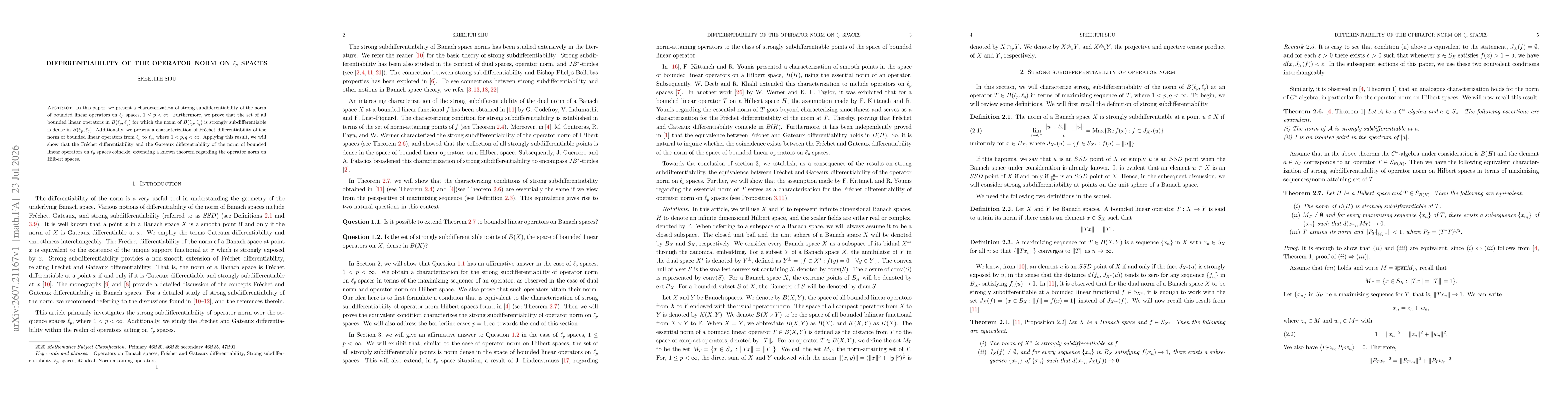 Thumbnail for Differentiability of the operator norm on $\ell_p$ spaces