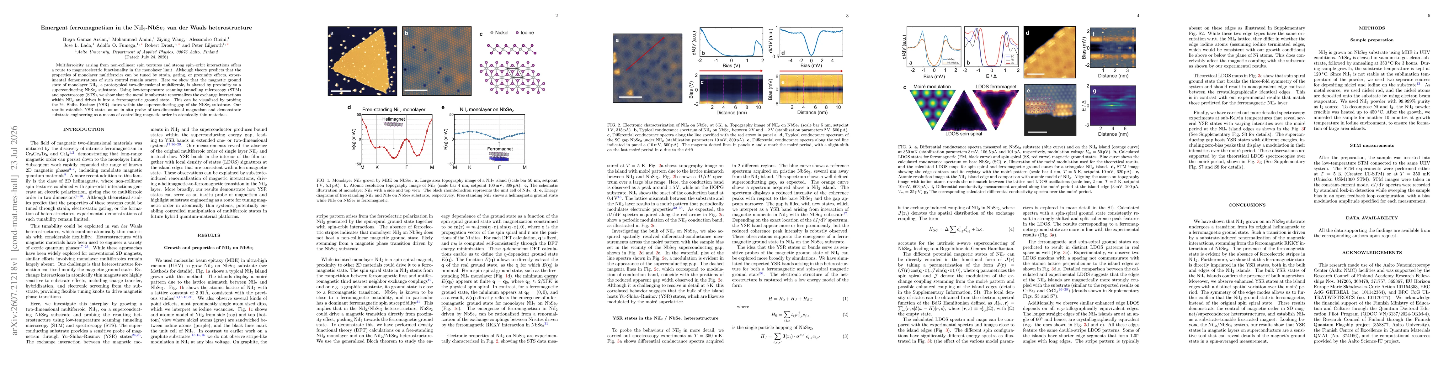 Thumbnail for Emergent ferromagnetism in the NiI$_2$-NbSe$_2$ van der Waals heterostructure