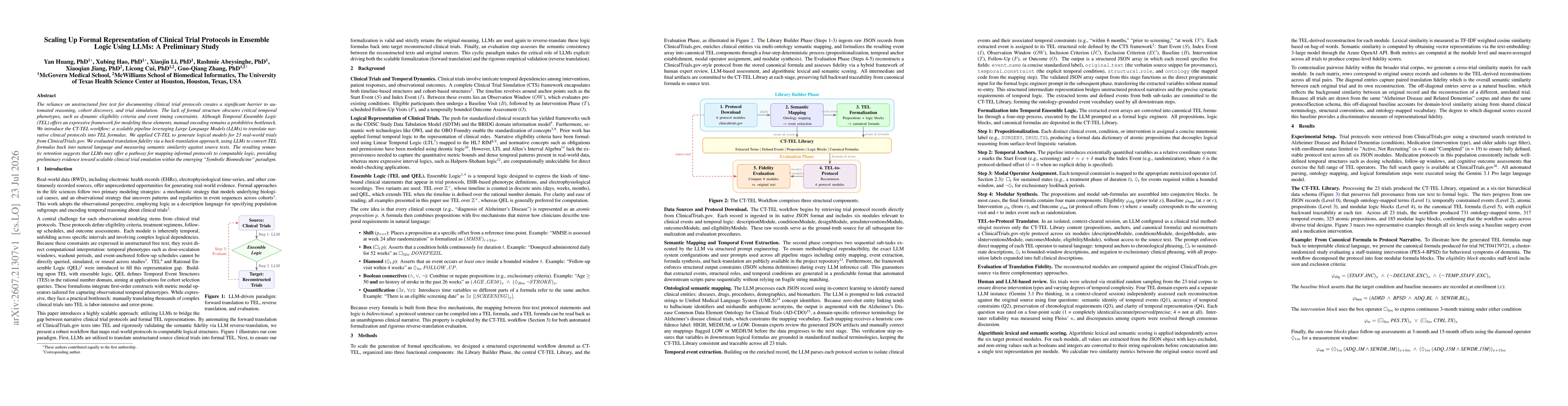 Thumbnail for Scaling Up Formal Representation of Clinical Trial Protocols in Ensemble Logic Using LLMs: A Preliminary Study