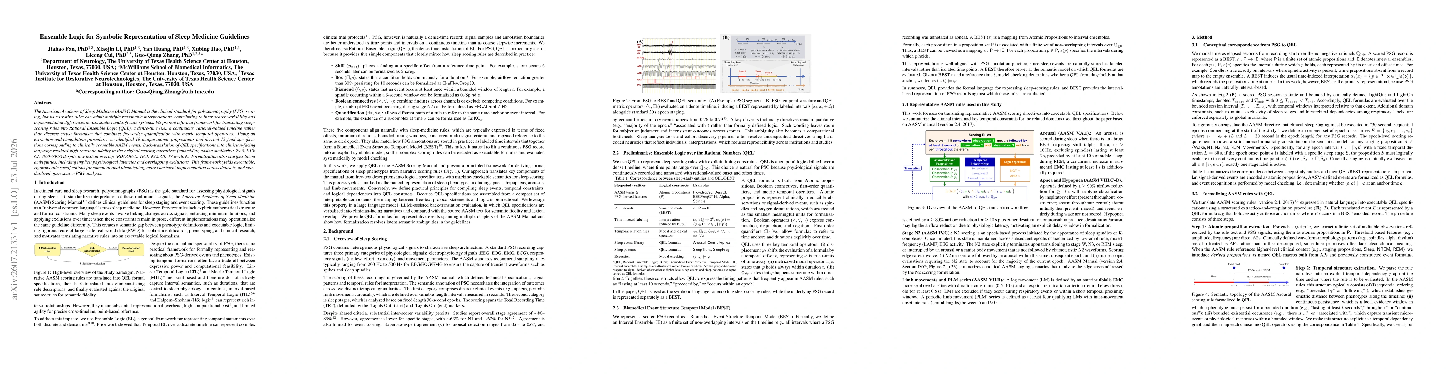 Thumbnail for Ensemble Logic for Symbolic Representation of Sleep Medicine Guidelines