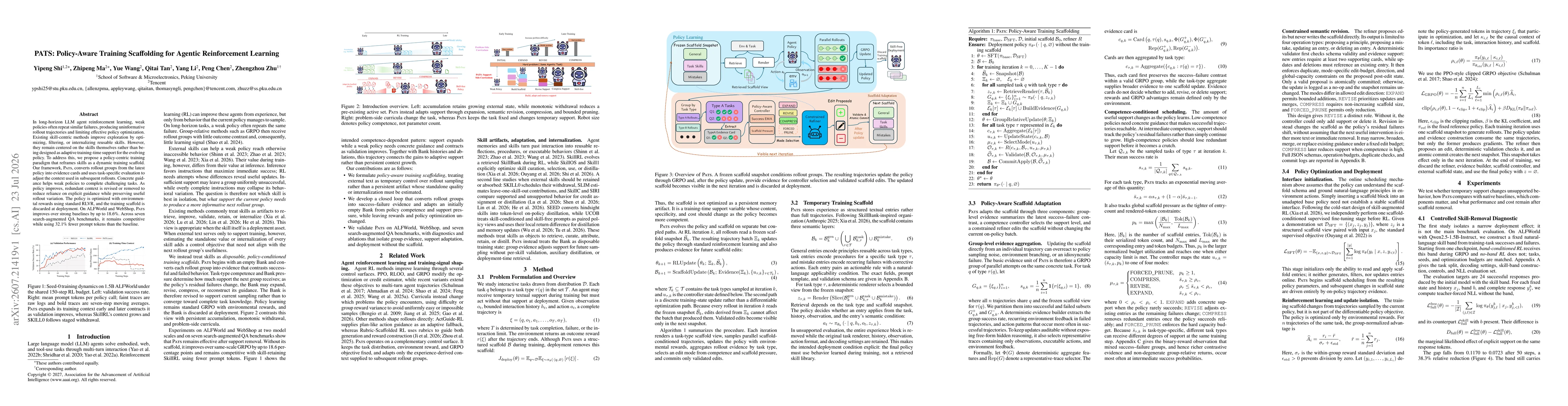 Thumbnail for PATS: Policy-Aware Training Scaffolding for Agentic Reinforcement Learning
