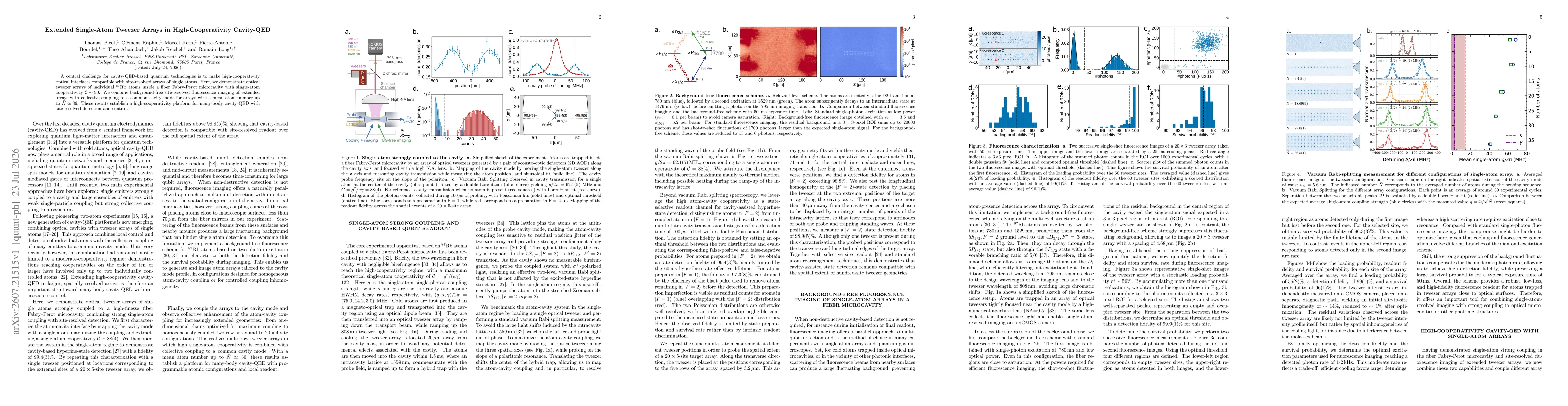 Thumbnail for Extended Single-Atom Tweezer Arrays in High-Cooperativity Cavity-QED