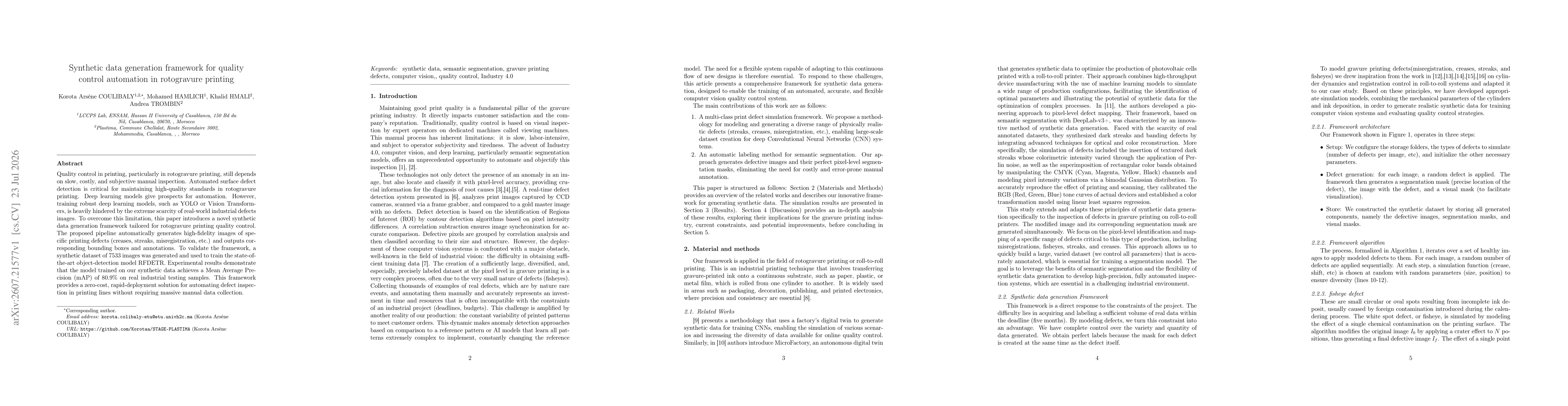 Thumbnail for Synthetic data generation framework for quality control automation in gravure printing