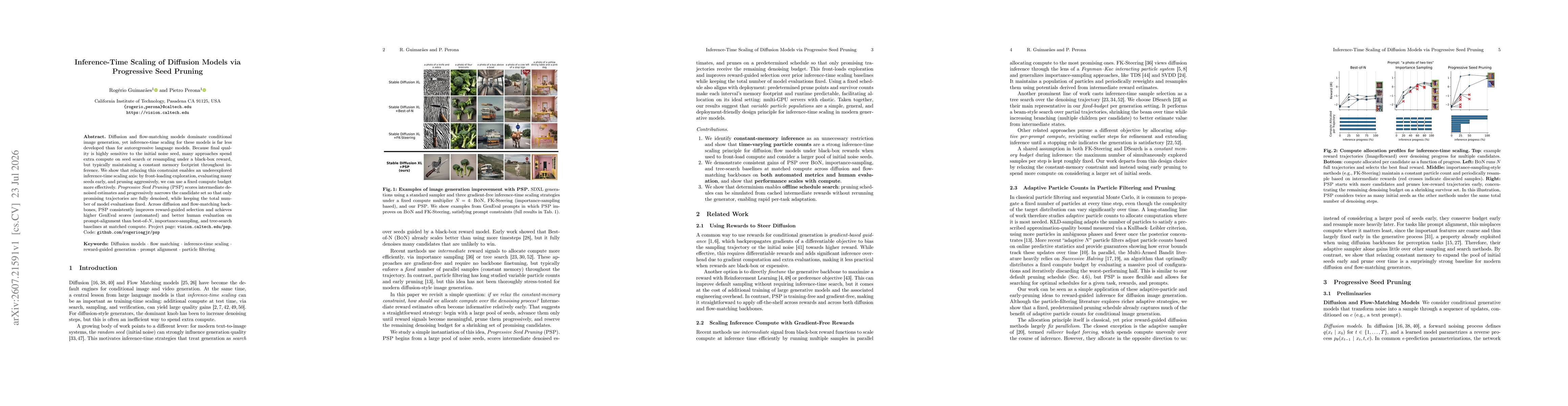 Thumbnail for Inference-Time Scaling of Diffusion Models via Progressive Seed Pruning