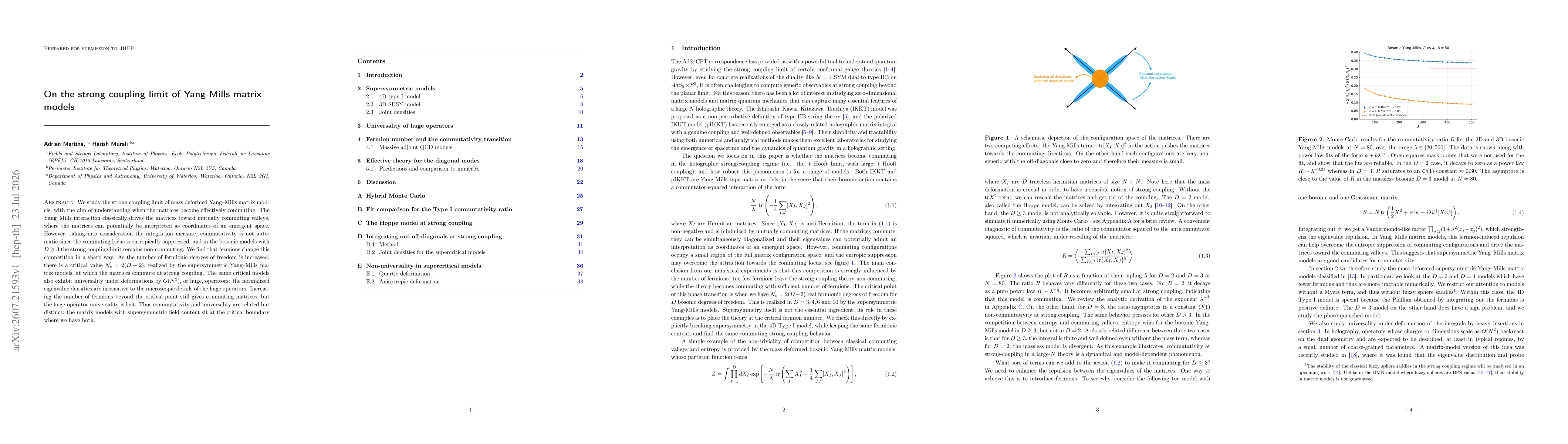 Thumbnail for On the strong coupling limit of Yang-Mills matrix models