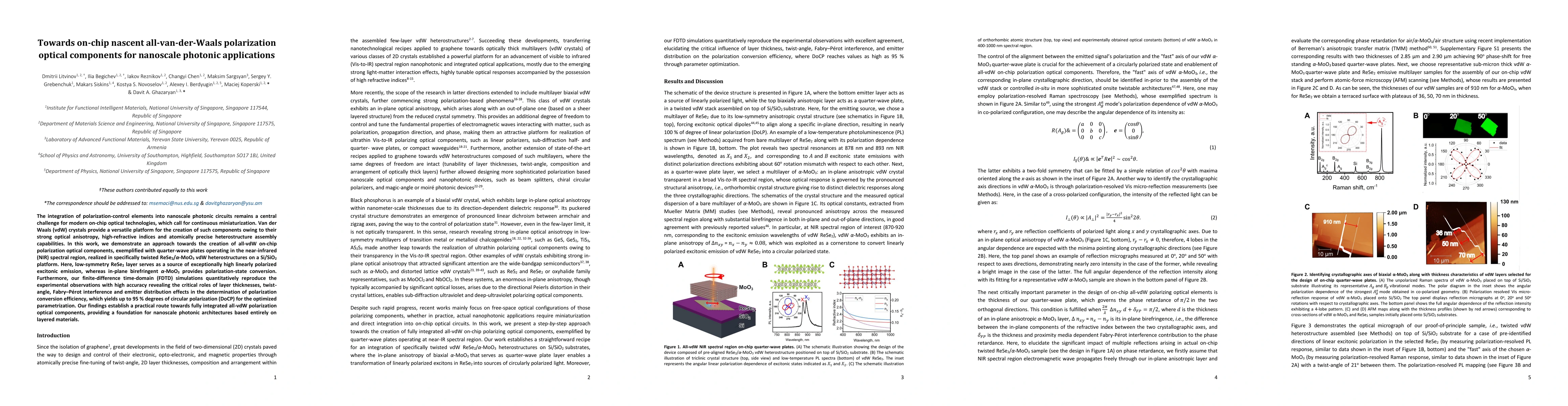 Thumbnail for Towards on-chip nascent all-van-der-Waals polarization optical components for nanoscale photonic applications