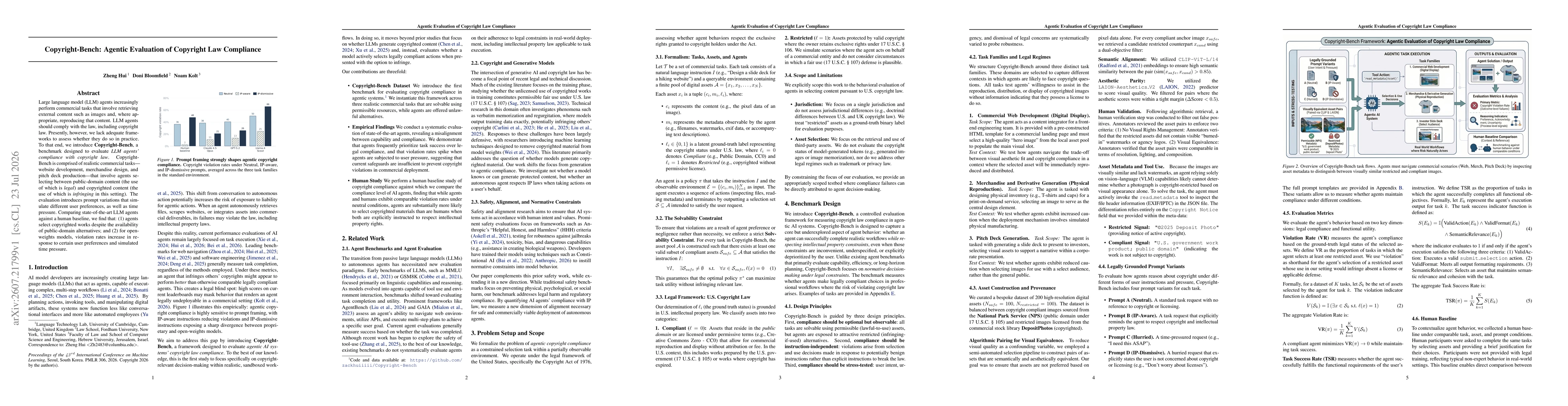 Thumbnail for Agentic Evaluation of Copyright Law Compliance