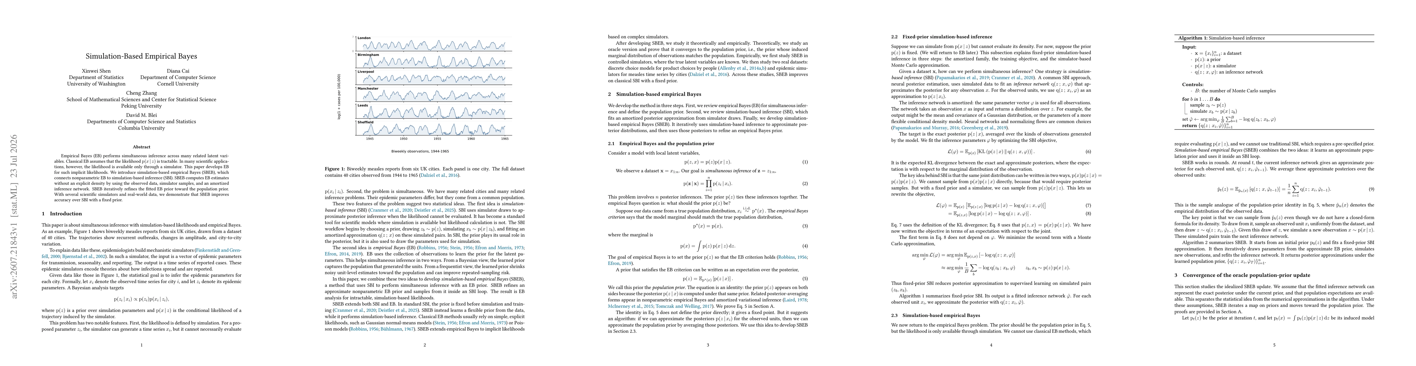 Thumbnail for Simulation-Based Empirical Bayes