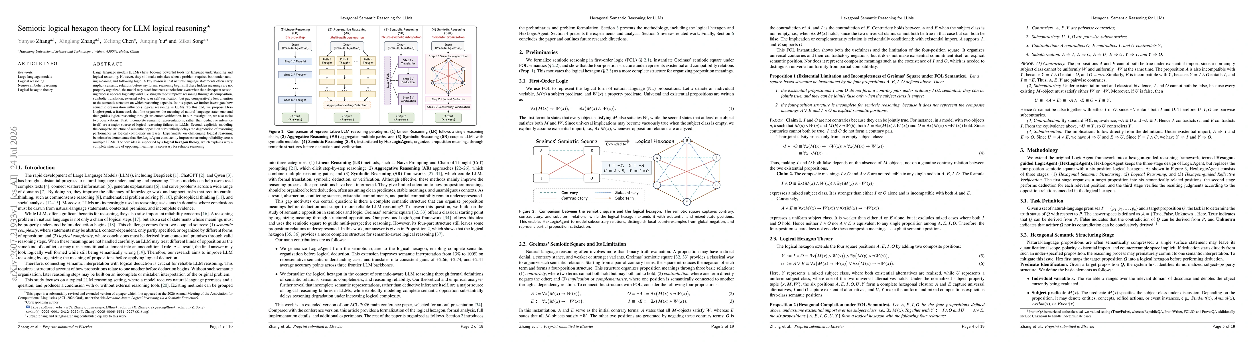 Thumbnail for Semiotic logical hexagon theory for LLM logical reasoning