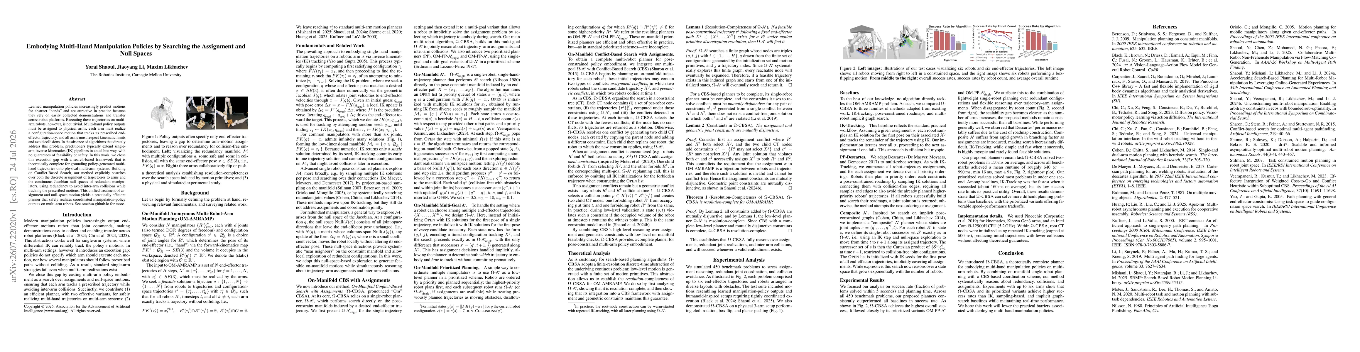 Thumbnail for Embodying Multi-Hand Manipulation Policies by Searching the Assignment and Null Spaces