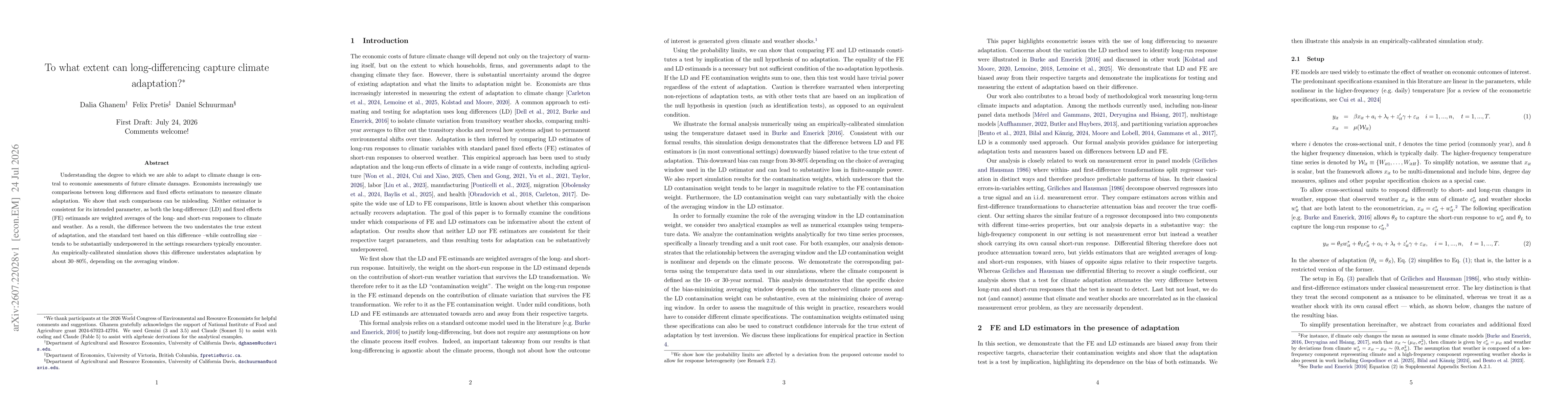 Thumbnail for To what extent can long-differencing capture climate adaptation?