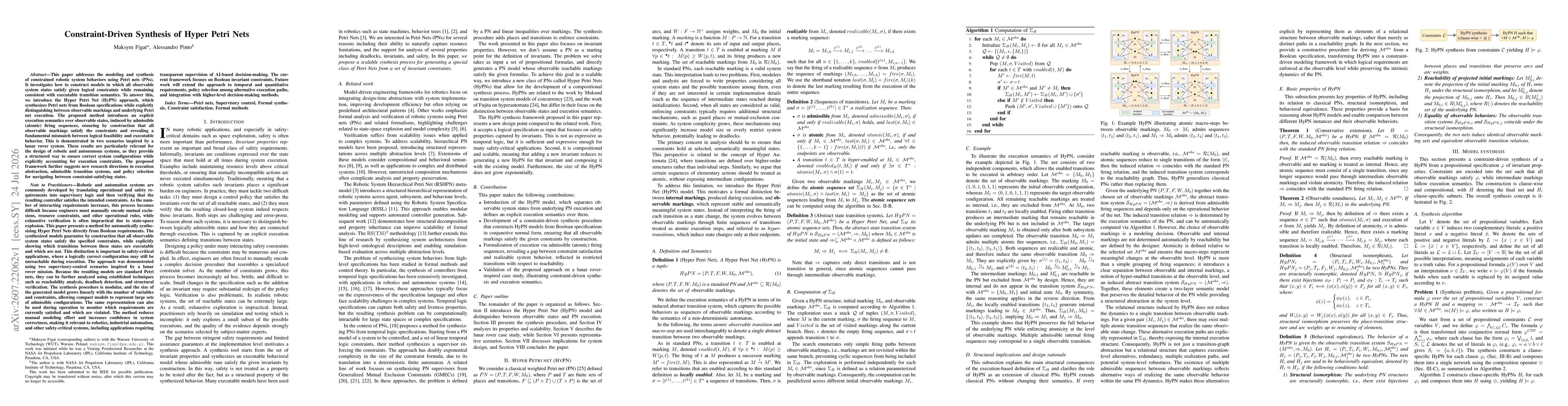 Thumbnail for Constraint-Driven Synthesis of Hyper Petri Nets