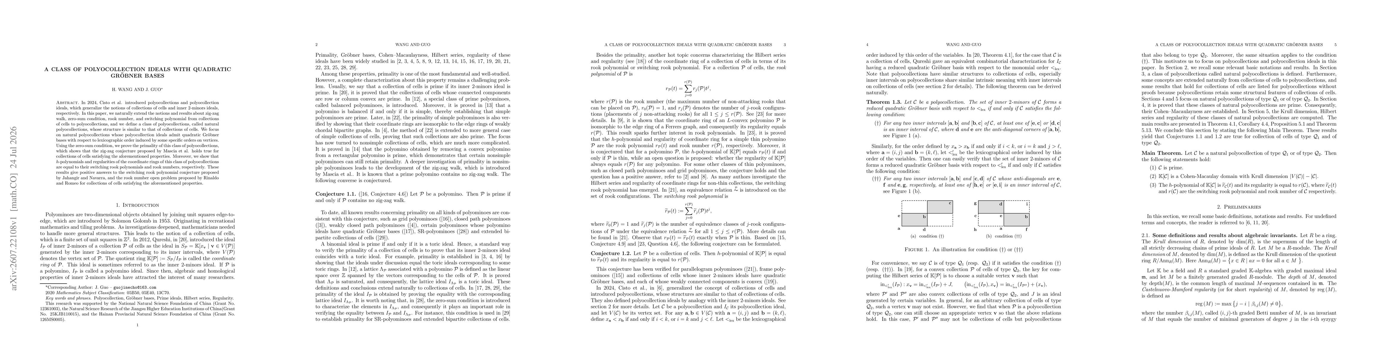 Thumbnail for A class of polyocollection ideals with quadratic Gröbner bases