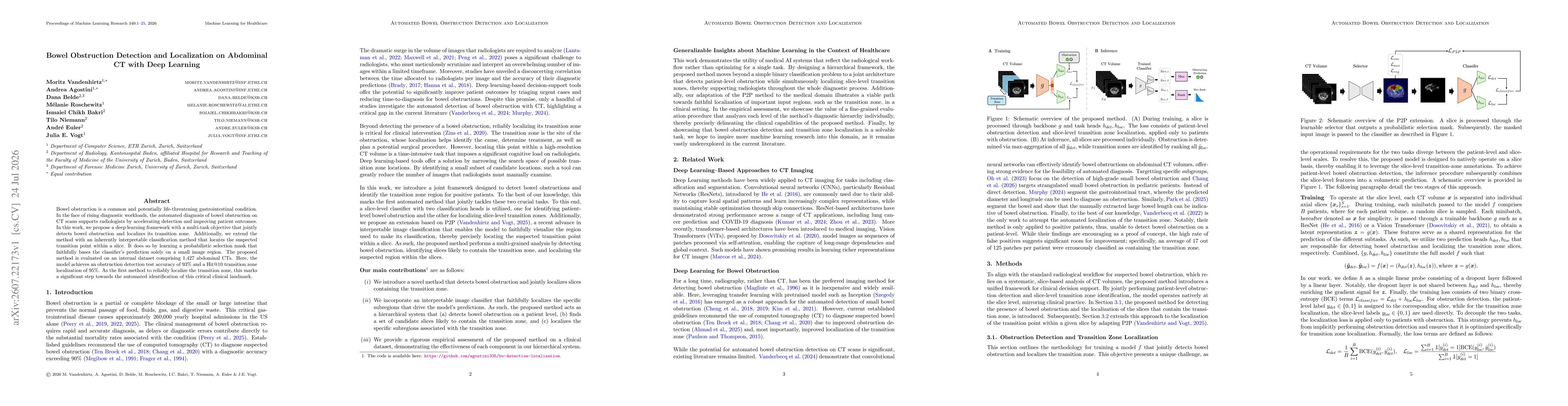 Thumbnail for Bowel Obstruction Detection and Localization on Abdominal CT with Deep Learning