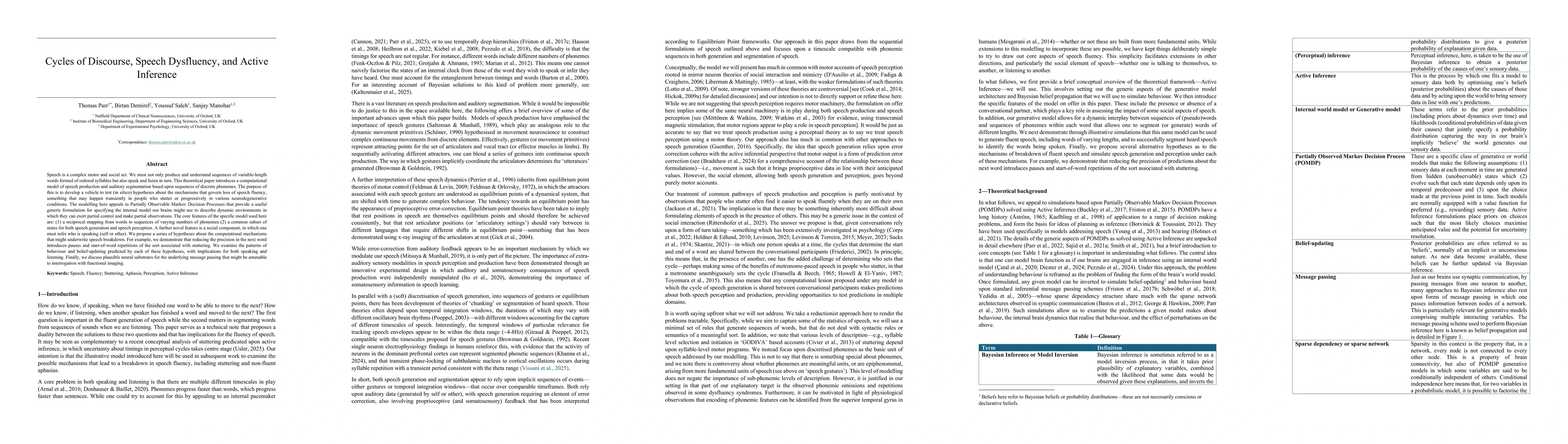 Thumbnail for Cycles of Discourse, Speech Dysfluency, and Active Inference
