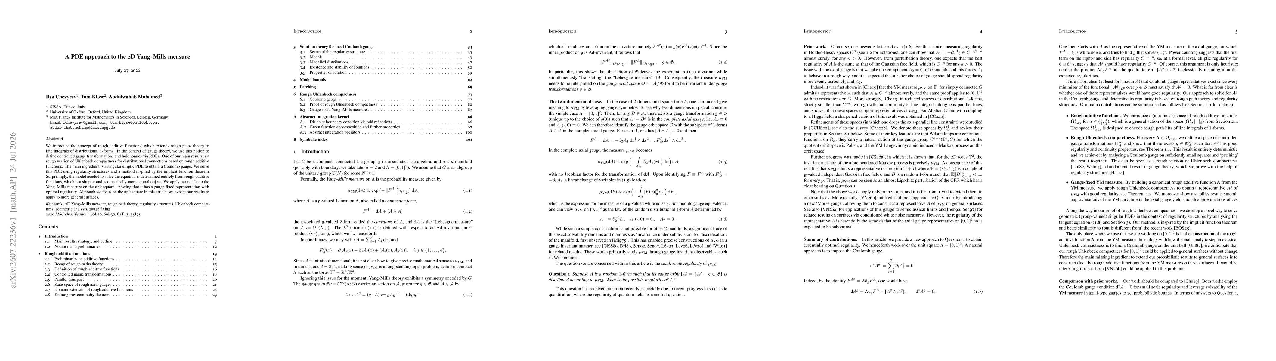Thumbnail for A PDE approach to the 2D Yang-Mills measure