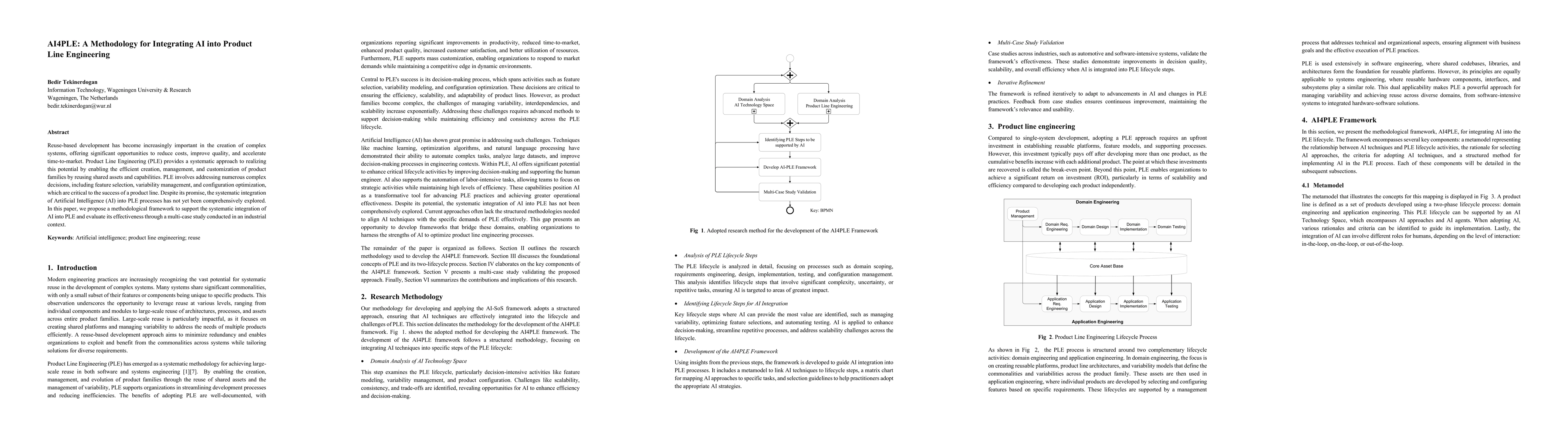 Thumbnail for AI4PLE: A Methodology for Integrating AI into Product Line Engineering