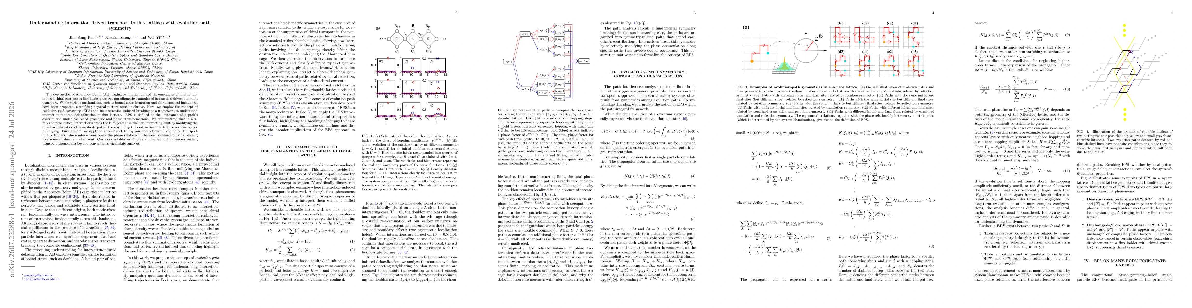 Thumbnail for Understanding interaction-driven transport in flux lattices with evolution-path symmetry