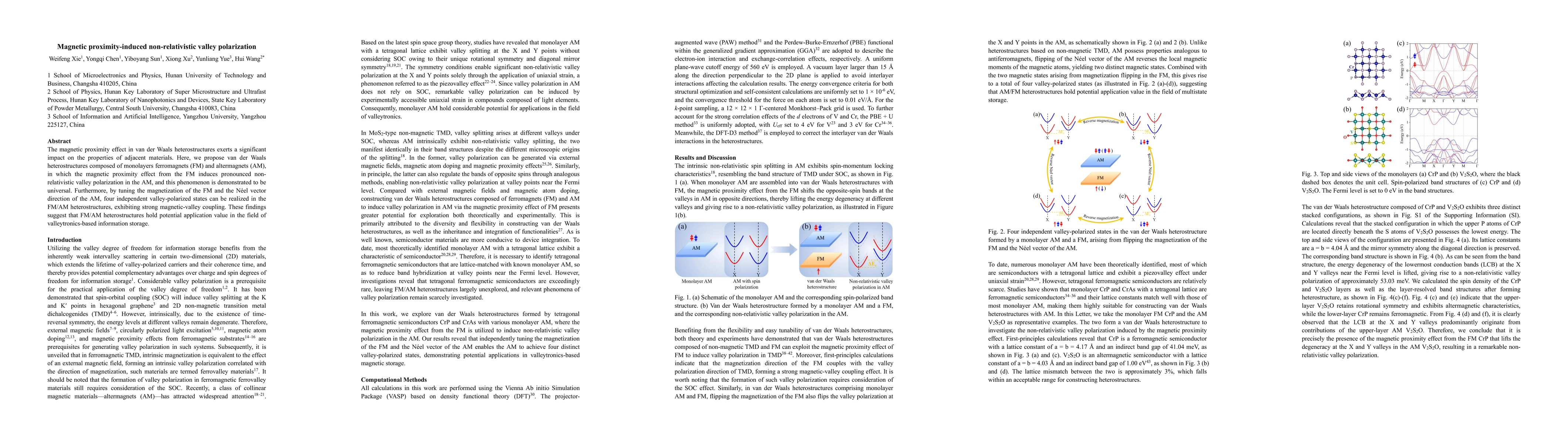 Thumbnail for Magnetic proximity-induced non-relativistic valley polarization
