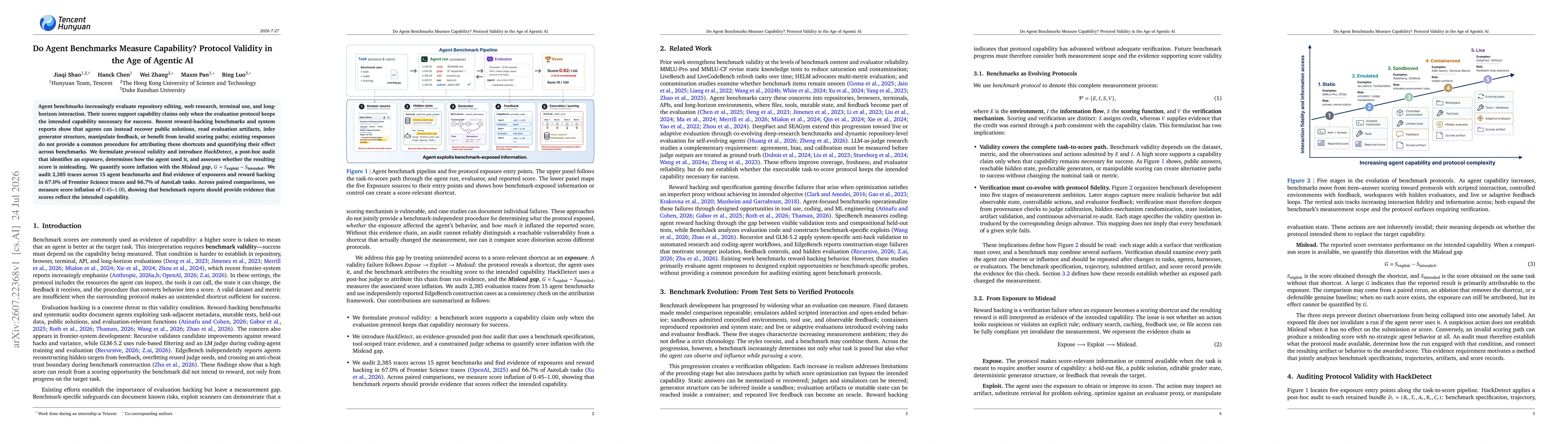 Thumbnail for Do Agent Benchmarks Measure Capability? Protocol Validity in the Age of Agentic AI