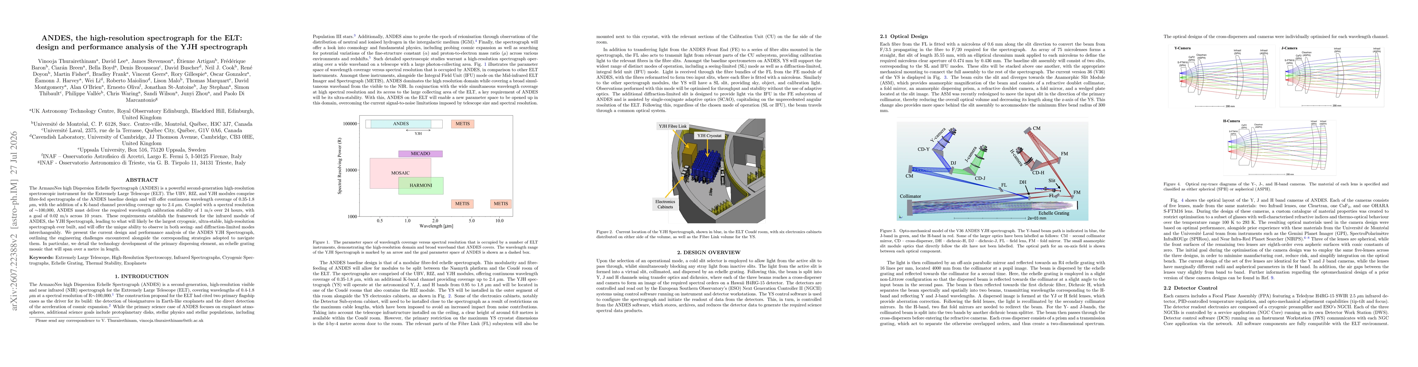 Thumbnail for ANDES, the high-resolution spectrograph for the ELT: design and performance analysis of the YJH spectrograph